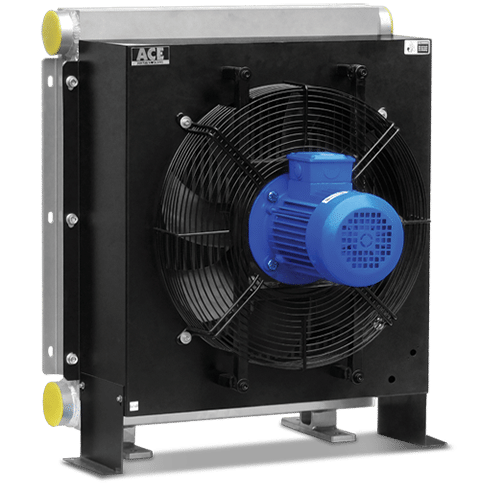 Air Cooled Oil Cooler With AC Fan 2